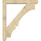 Ekena Millwork Balboa Craftsman Rough Sawn Bracket w/ Offset Brace, Douglas Fir, 6"W x 42"D x 48"H BKT0604X42X48BOA04RDF - alternate 3